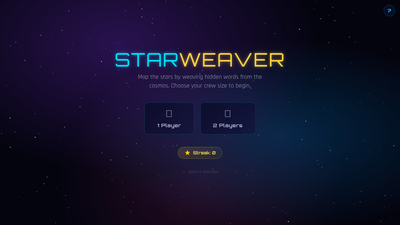 StarWeaver game screenshot